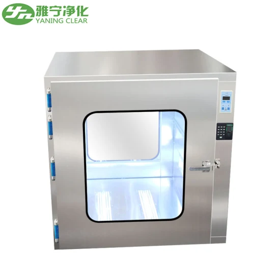 Yaning Cleanroom Equipment Dynamic Transfer Hatch Laminar Flow Pass Box for Lab Hospital Electric Manufacture Plant with Airtight Interlock