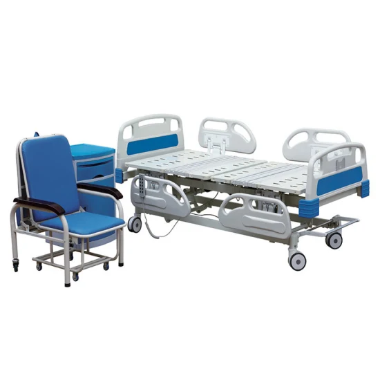Good Price Blue New Mecan Furniture for Medical Table Bedside Cabinet Hospital