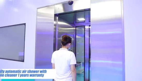 Yaning GMP Automatic Sliding Door Air Shower for Cleanroom