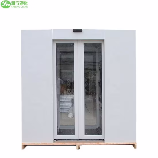 Yaning GMP Automatic Sliding Door Air Shower for Cleanroom
