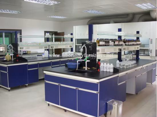Acid and Alkali Resistance Medical Lab Central Bench Furniture (JH-WF118)