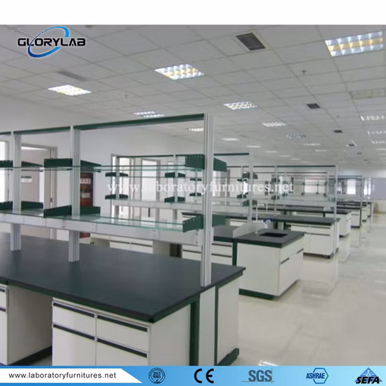 Acid and Alkali Resistance Medical Lab Central Bench Furniture (JH-WF118)