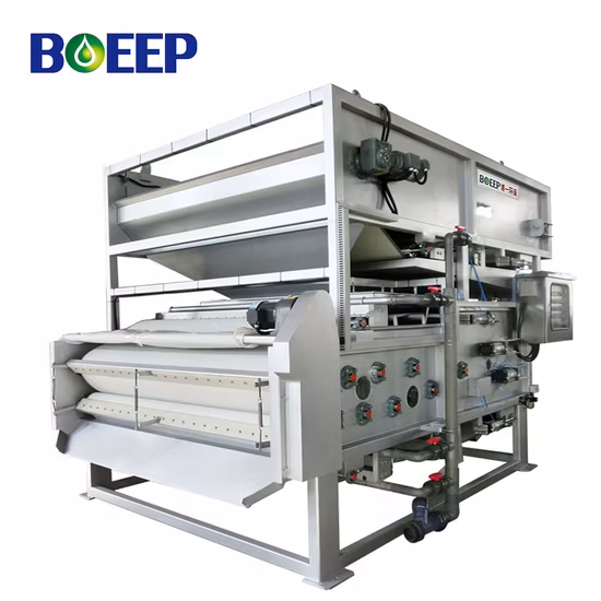 Lab Scale Filter Press Operation Sewage Water Treatment System